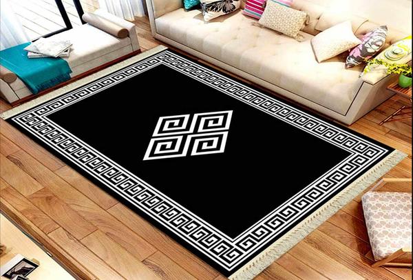 Roland 5'li Yıkanabilir Halı Seti | Siyah | roland-3159-black