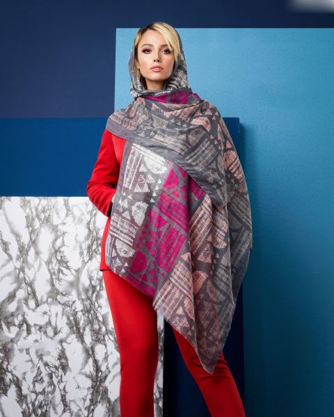 Dekonaz | Desenli Modern Tasarımlı Bayan Eşarp | DKNZ-31346