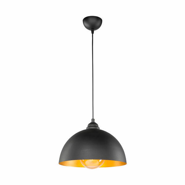 Suspension simple Topak Lampe à suspension Black-Globe