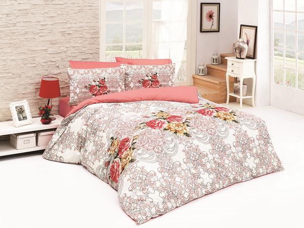 Belenay Çift Kişilik Uyku Seti - Ebruli Pudra