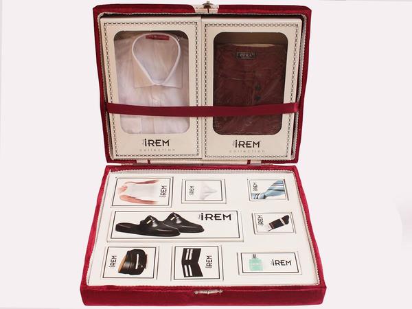 Çeyizlik Damat Nişan Bohça Takımı Bordo