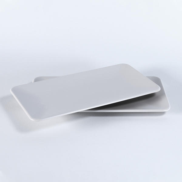 Assiette Kayak Siera Blanc Cassé Mat 33 Cm 2 Pièces | Keramika