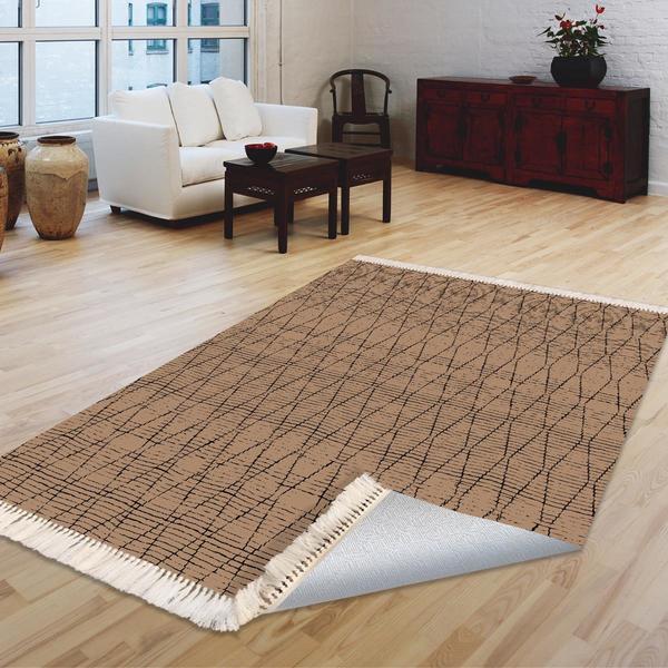 Milano Yıkanabilir Dekoratif Halı Kaymaz Taban | 8mm | MLN-DOT-HT729