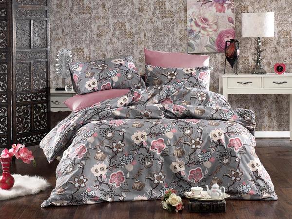 Çeyiz Diyarı Karden Gold Çift Kişilik Nevresim Takımı Pudra