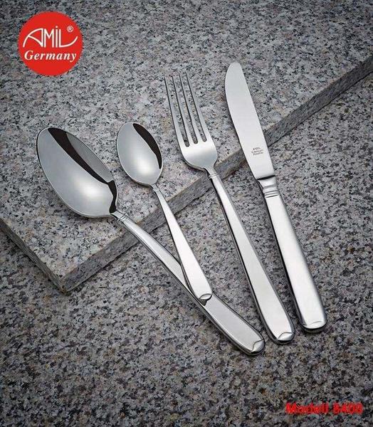 Amil Çantalı 72 Parça Çatal Kaşık Bıçak Seti 12 Kişilik | Kaliteli Paslanmaz Çelik | 8400
