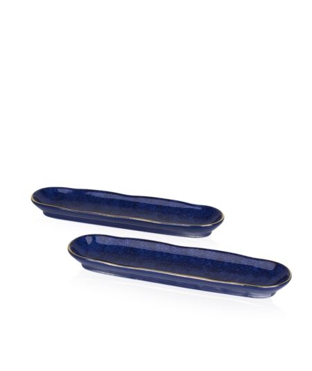 Acar Küche | Saphirblau vergoldeter Olivengarten Olive