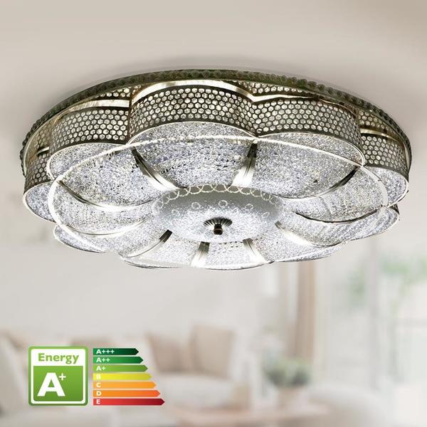 Bavary 58 cm Led Plafonyer Avize | Altın | 2015-44-A58I