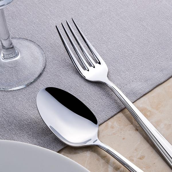 طقم أدوات مائدة كاتري سادة مكون من 60 قطعة