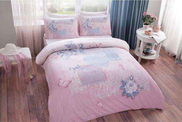 Taç Ranforce Adelia Çift Kişilik Nevresim Takımı