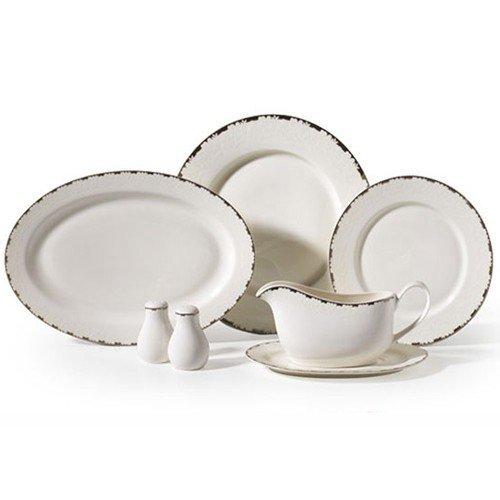 Korkmaz Pearl Collection | 86 Parça | 12 Kişilik | Yuvarlak | Yemek Takımı | A8217