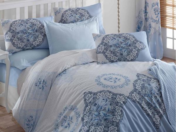 Şimal 100% Cotton Single Duvet Cover Set Blue | Best Class