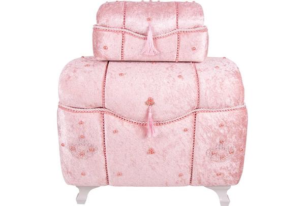 Dekonaz 2'li Dantel İnci Süslemeli Çeyiz Sandığı By-sdk-0012