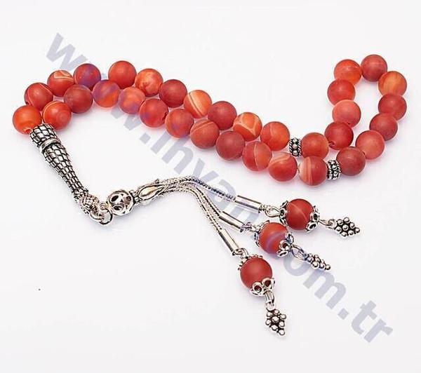 Agate Stone Rosary (925 Sterling Silver)