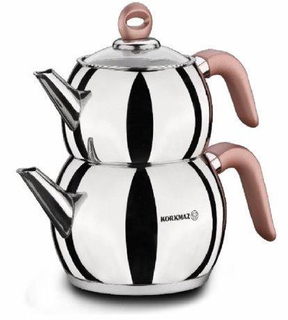 Korkmaz Rosabella 3.1 lt Çaydanlık Takımı| Paslanmaz Çelik | A210