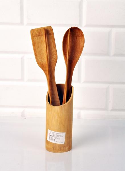 Bayev Bambulu Löffelhalter mit Schüssel - 700356