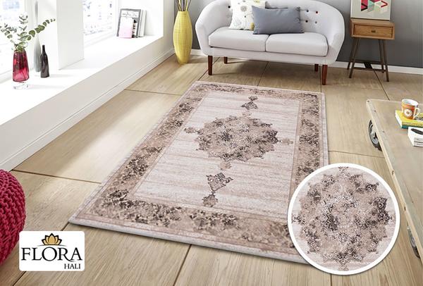 Flora Zarah Collection Halı | Bej | F-1676A-Beige