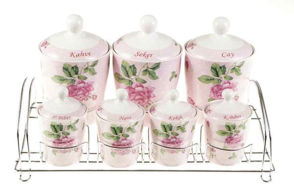 Güven Home Baharat Kavanoz Seti 15 Parça Anna