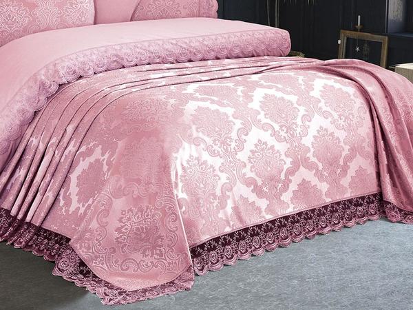 French Lacy Kure Bridal Set 7 pièces poudre