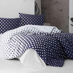 Minteks Avangarde طقم غطاء لحاف مزدوج - ملاحظات البحرية