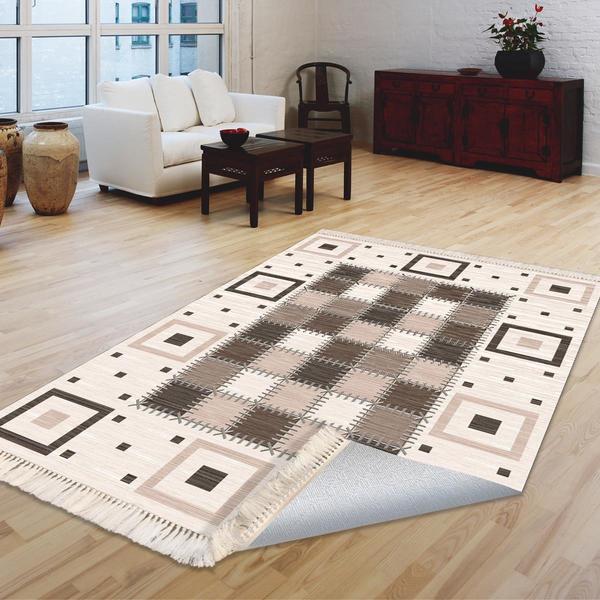 Milano Yıkanabilir Dekoratif Halı Kaymaz Taban | 8mm | MLN-DOT-HT569