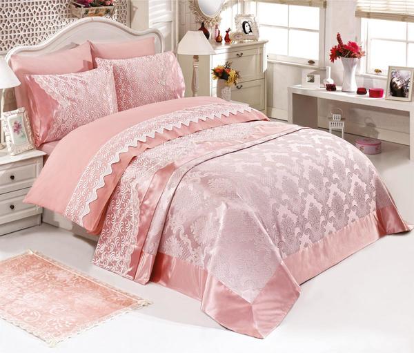 Fransız Güpürlü Çeyizlik Pike Takımı Bonni Krem