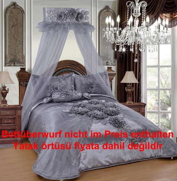 Dematex Yatak Cibinlik - Yatak Perdesi Hülya Gri