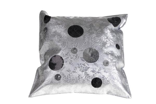 Dematex Yastık Kılıfı Pointy Bloom Gümüş 40x40