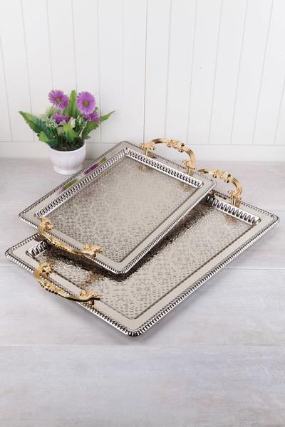 Anti-Tarnish Luxury Double Big Tray