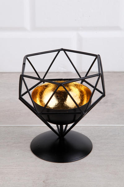 Retro Luxury Metal Gold Luxury Candlestick