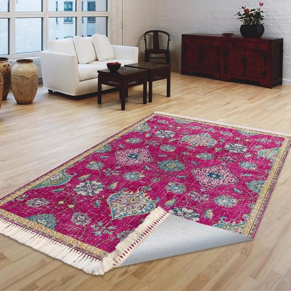 Milano Yıkanabilir Dekoratif Halı Kaymaz Taban | 8mm | MLN-DOT-HT750