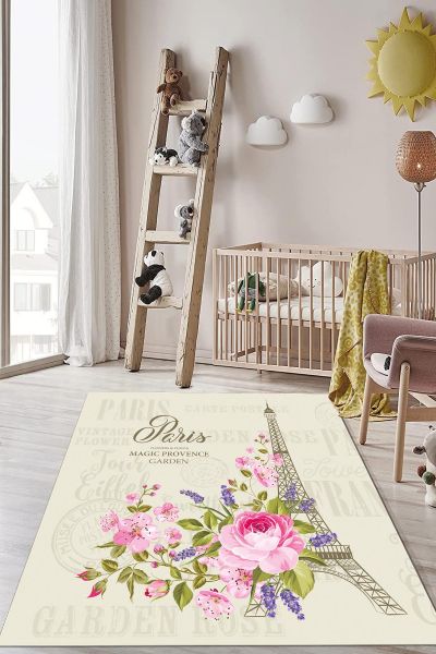 Birkilim Yıkanabilir Dekoratif Halı İpeksi Kaymaz Taban | MLN-IP-HP-728