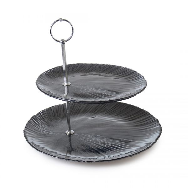 İpek | Fiber Antrasit 2 Katlı Kurabiyelik 21-28 cm | 16253/16254