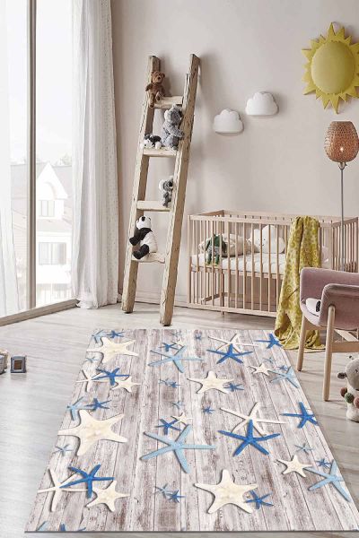 Birkilim Yıkanabilir İpeksi Kaymaz Taban Çocuk Odası Halısı | MLN-IP-HT-1052