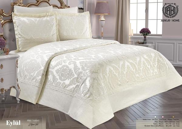 Arkur Home Collection Eylül Pike Takımı Krem 4 Parça