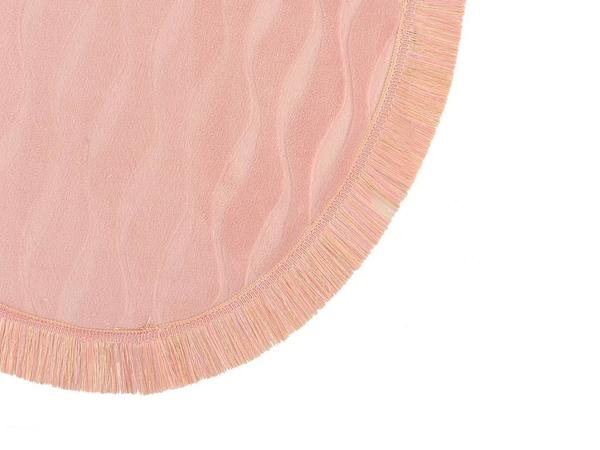 Ensemble de tapis de bain 2 pièces à franges Waves, poudre