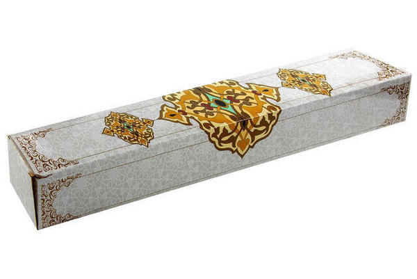 Tapis de prière argenté - Boîte - Couleur verte