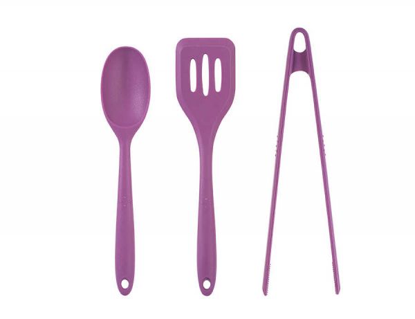 Tantitoni | Silikon Vişne 3'lü Büyük Servis Seti