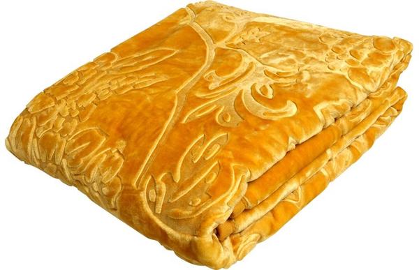 Onur Battaniye 2 Kişilik 200x240cm Altın