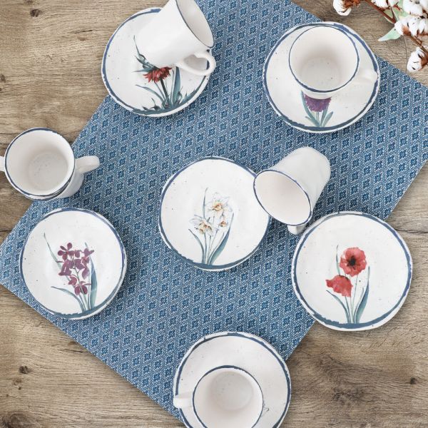 Anatolia Organik Kahve Takımı 12 Parça 6 Kişilik - 256/287 | Keramika