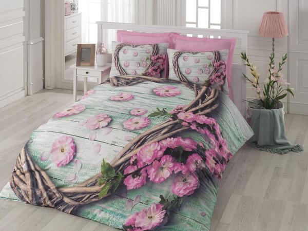 Cotton Box Ranforce 3D Life Serisi Sakura Nevresim Takımı Çift Kişilik | 8377