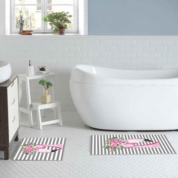 Soley Flam Djt. 2 Li Banyo Paspas Seti Klozet Takımı 1005 01