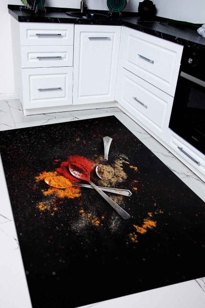 Birkilim Yıkanabilir İpeksi Kaymaz Taban Mutfak Halısı | MLN-IP-SD-129