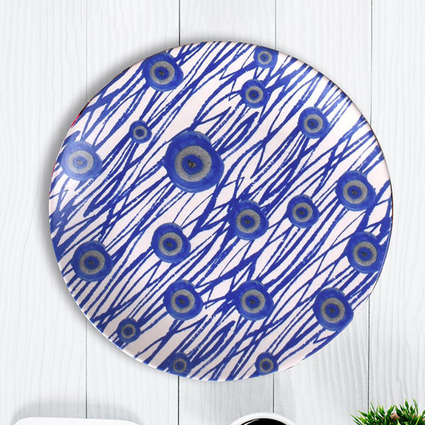 Evil Eye Bead Blue Servierteller 26 Cm - 18204 | Keramika