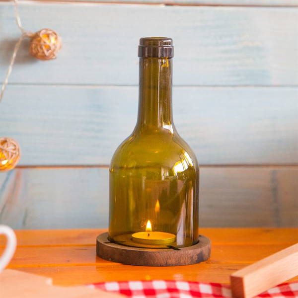 حامل شمع الزجاجات الصغيرة WINY - لون VENGE