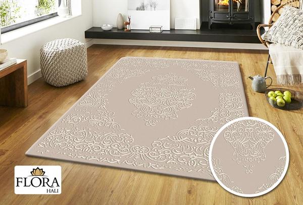 Flora Leo Collection Halı | Krem | F-3689A-Cream