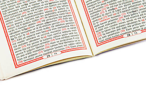 20 PCS - Yasin Set with Name Label - Bag Size - 64 Pages - Rosary - Magnet - With Sugar - Snow