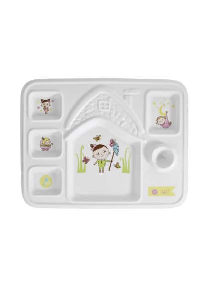 Kütahya Porselen Junıor 9995 Desen Kahvaltı Tepsisi