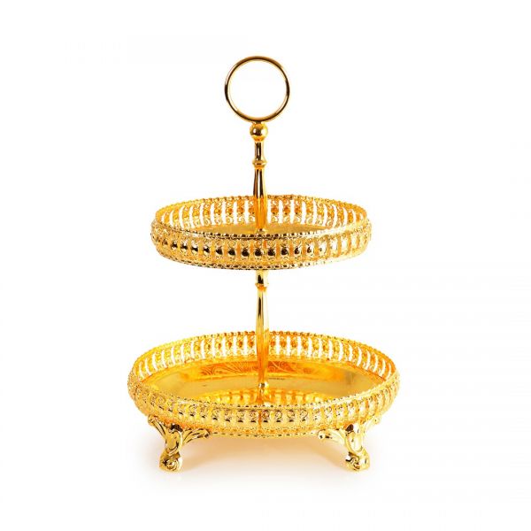 MYH 102J23345 GOLD COLOR 2-LAYER COOKIE HOLDER | SILK-83664