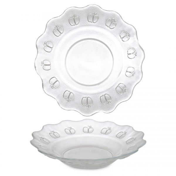 İpek Züccaciye | 6'lı Cam Çukur Tabak