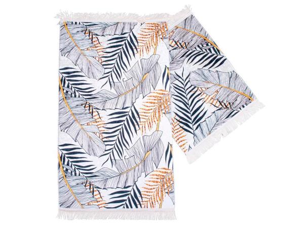 طقم بساط حمام مستطيل 2 قطعة كريم فيرن